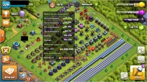 CLASH OF CLANS CV13 FULL + 10700 GEMAS