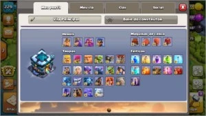 CLASH OF CLANS CV13 FULL + 10700 GEMAS