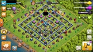 CLASH OF CLANS CV13 FULL + 10700 GEMAS
