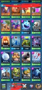 Conta Clash Royale Level 8 Toop