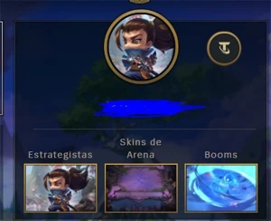 conta league of legends lvl 403,muito rp guardado LOL
