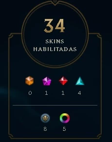 Vendo conta Diamante 1 com 81 campeões e 34 skins - League of Legends LOL