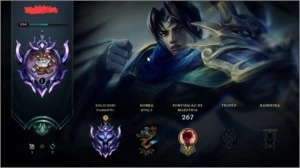 Vendo conta Diamante 1 com 81 campeões e 34 skins