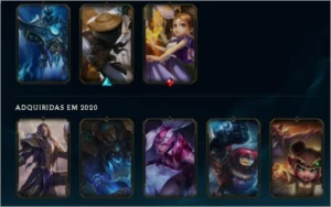 Vendo conta Diamante 1 com 81 campeões e 34 skins - League of Legends LOL