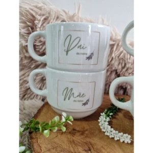Xícara 150 ml Personalizada para Casamento - Artesanato e Personalizados