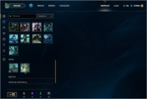 CONTA GOLD 3/BORDA GOLD 3 l TODOS OS CAMPEÕESl37K DE IP - League of Legends LOL