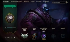 Conta De Lol - 30 Campeões - Prata - League of Legends