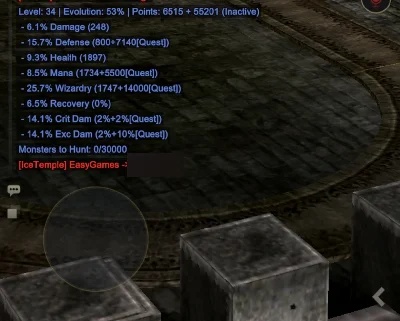 Rune Wizard  lvl 1100 200rr com hunt - MU Online
