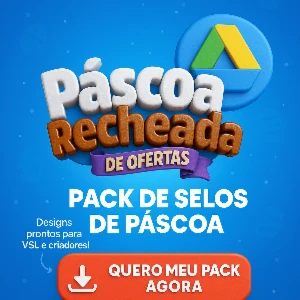 Pack De Páscoa 3D Para Download - Redes Sociais