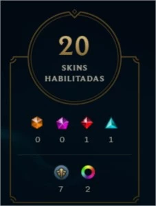 Conta Mestre - League of Legends LOL