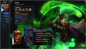Conta lol ouro 5, 60 skins, 2 lendárias, 5 pg de runas, - League of Legends