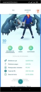Pokemon Go conta nível 50 - Pokémon
