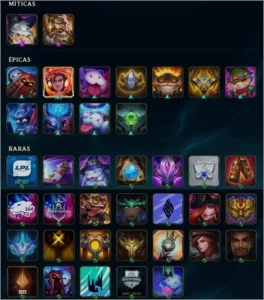 Ex Platina com 2 Skins Prestígio - League of Legends LOL