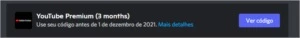 Youtube Premium 3 meses - Assinaturas e Premium