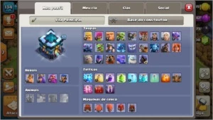 clash of clans CV 12 COM 5 CONSTRUTORES DA PRA MUDAR DE NOME