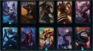CONTA LOL MUITAS SKINS RARAS PRATA 2 PREÇO BOM - League of Legends