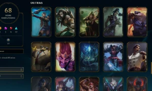 CONTA LOL - LVL 88 - 84 Champions - 68 Skins - FULL ACESSO - League of Legends