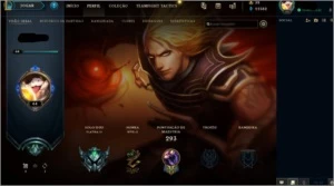 CONTA PLATINA - League of Legends LOL