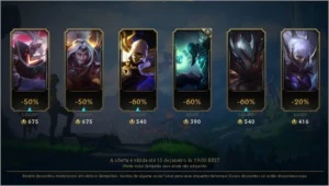CONTA PLATINA - League of Legends LOL