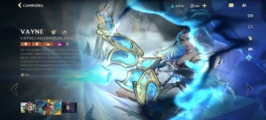 Wild Rift conta com Vayne caligrafia de prestígio+ 334 skins - League of Legends: Wild Rift LOL WR