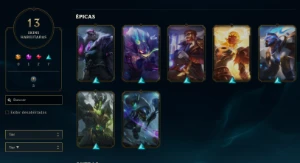 Conta Yasuo Tinta Sombria De Prestigio - League of Legends LOL
