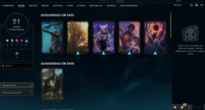 Conta Antiga Lol / League 02/2014 Com Skins Da Época - League of Legends