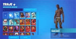 CONTA FORTNITE COM TRAVIS SCOTT