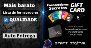 Fornecedores Gift Card - Mais barato do Brasil