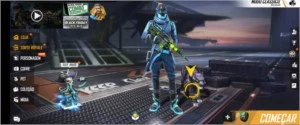 Conta free fire com varias skins