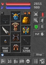 EK 186 em Tenebra OPEN PVP - Tibia