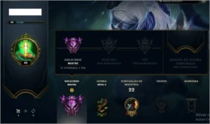 Conta LOL Mestre 63% win rate - League of Legends