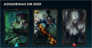 Conta lol Diamante 4 com skins - League of Legends