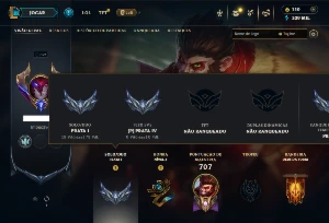 Conta Prata 1 TODOS os Champs e 177 Skins (Nível 691)