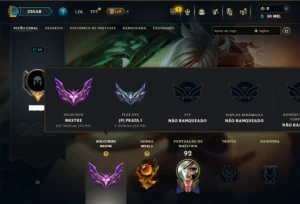 Mestre com 50 Champs e 7 Skins ( 22 PDL )