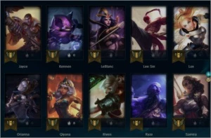 conta lol unraked lvl44 25 skins - League of Legends