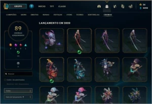 Conta de League of Legends Level 514 Skins 403 LOL