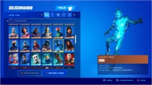 Conta Fortnite com mais de 130 skins + salve o mundo