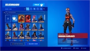 Conta Fortnite com mais de 130 skins + salve o mundo