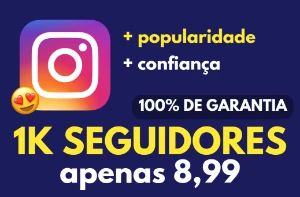 instagram 1k seguidores - Redes Sociais