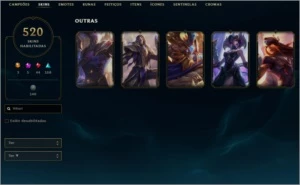 CONTA LOL TODOS CAMPEÕES 520+SKINS - League of Legends
