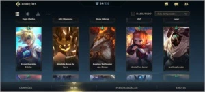 Conta mestre 24skins - League of Legends: Wild Rift LOL WR