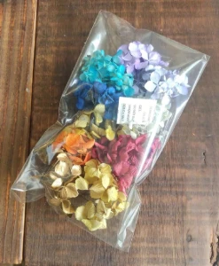 Mix Hortensias desidratadas no pacotinho - Artesanato e Personalizados