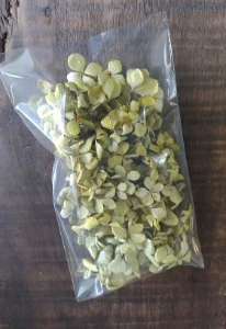 Mix Hortensias desidratadas no pacotinho - Artesanato e Personalizados