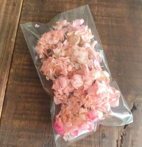 Mix Hortensias desidratadas no pacotinho - Artesanato e Personalizados