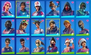 CONTA FORTNITE COM SKINS RARAS & 156 JOGOS