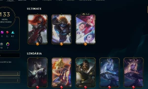 Conta Lol (133 skins) e Valorant (2 skins) - League of Legends