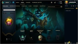 Conta platina 4 - League of Legends LOL