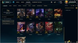 Conta platina 4 - League of Legends LOL