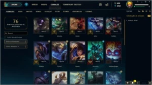 Conta platina 4 - League of Legends LOL