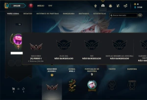 Conta Ferro 1 com 20 Champs e 3 Skins - League of Legends LOL